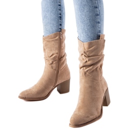 Botas cowboy con aislamiento beige de Filomena