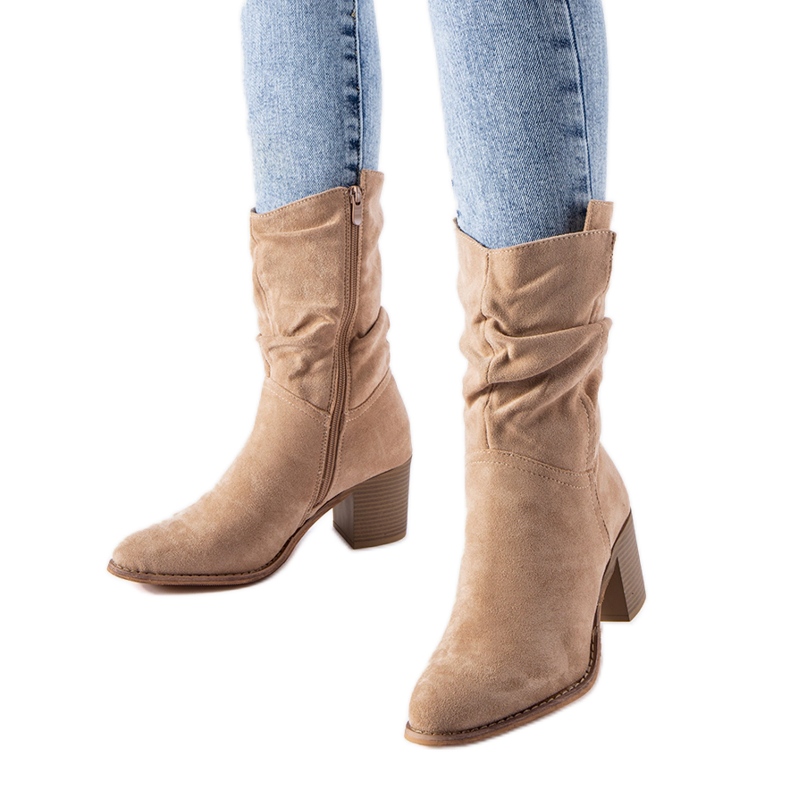 Botas cowboy con aislamiento beige de Filomena