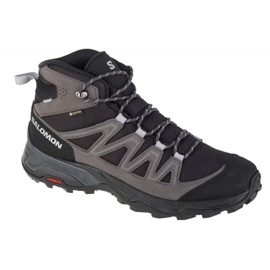 Zapatillas Salomon X Ward Leather Mid Gtx M 471817 gris Zapatillas Salomon X Ward Leather Mid Gtx M 471817 gris