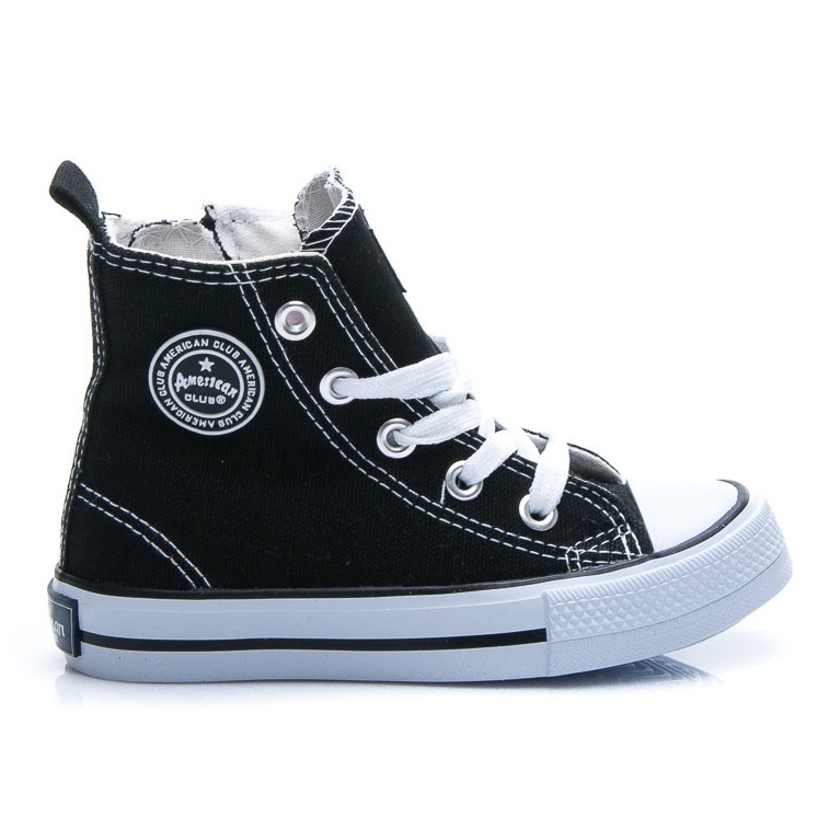 American Club Zapatillas altas para niño negro