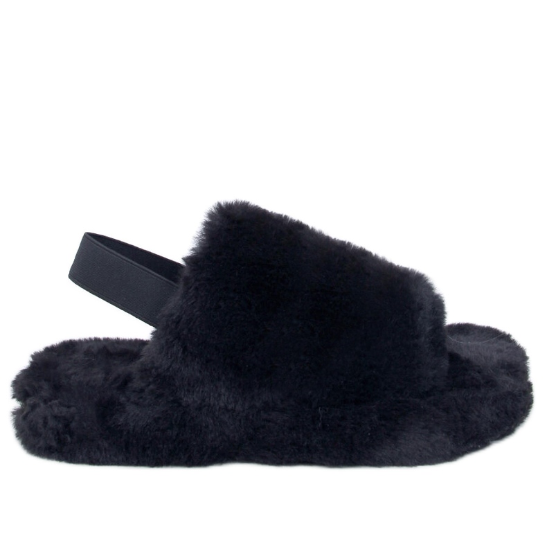 Pantuflas de mujer con elástico Quarr Negro Pantuflas de mujer con elástico Quarr Negro