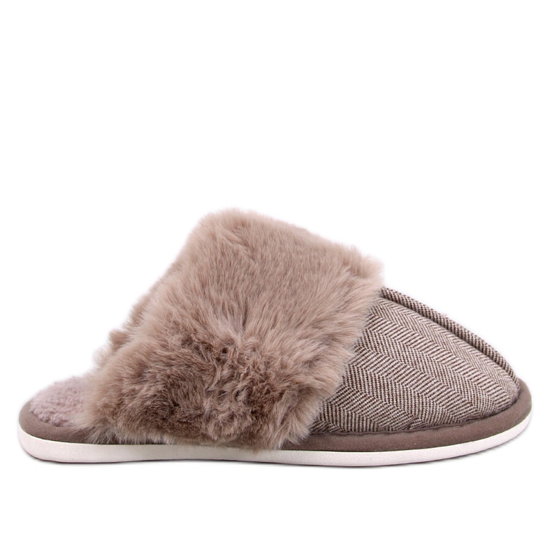 Zapatillas de casa de hombre Gregory Brown con diseño de espiga beige