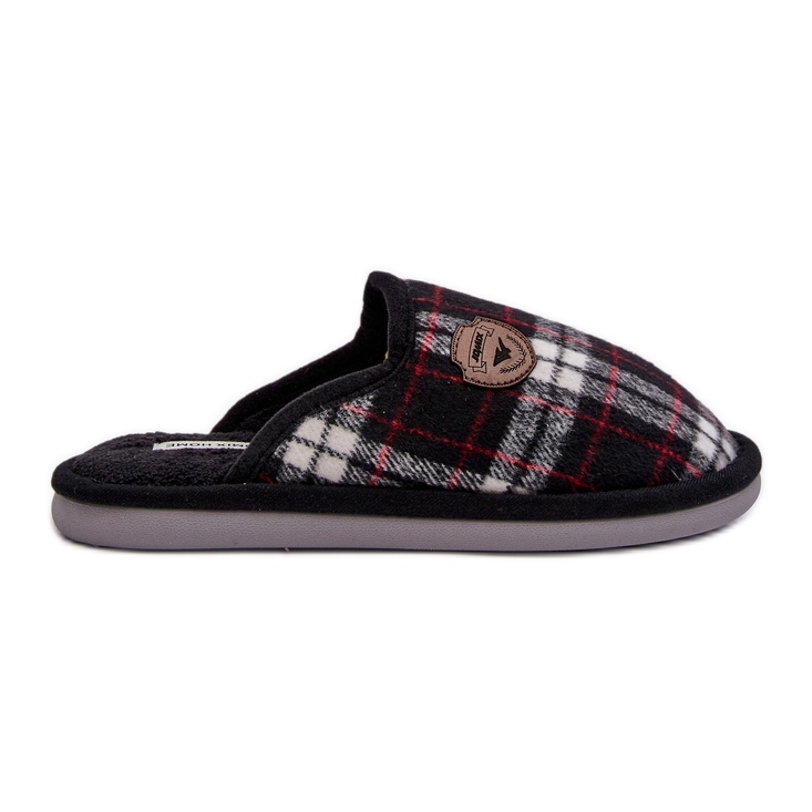 Pantuflas Kallile de hombre de color negro
