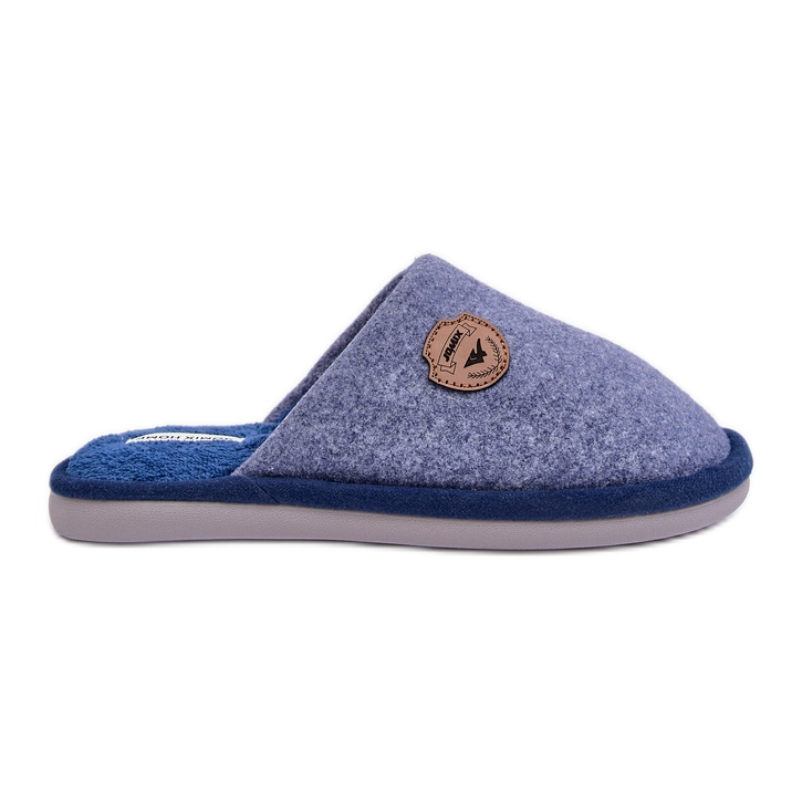 Pantuflas Makis Clásicas Azules para Hombre