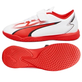 Zapatillas de fútbol Puma Ultra Play It V Jr 107538-01 blanco