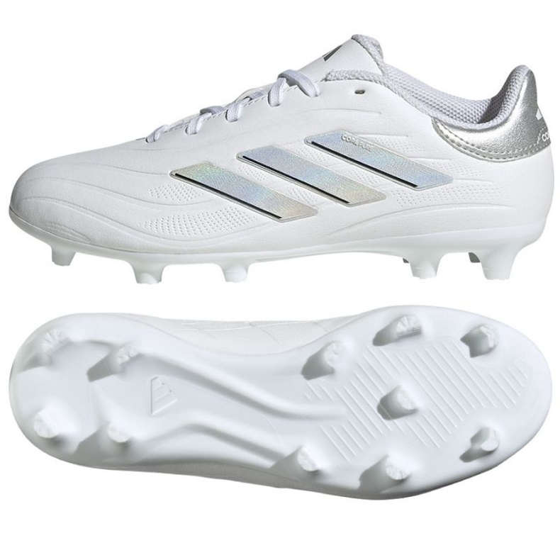 Zapatos de fútbol adidas Copa Pure.2 League Fg Jr IE7496 blanco