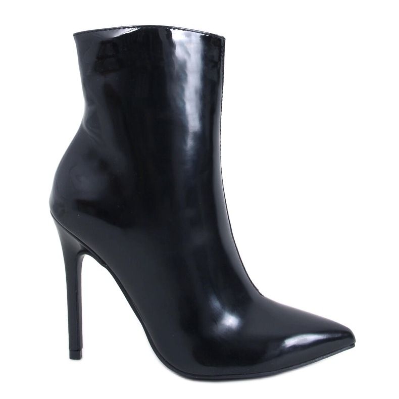 Roah Botines stiletto charol negro