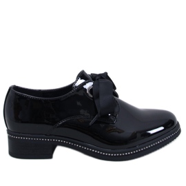 Mocasines Davia Charol Negro