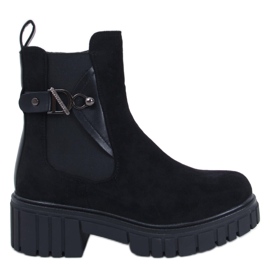 Errol Botas Chelsea con plataforma negra negro
