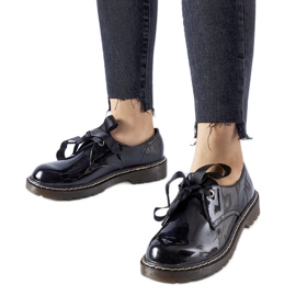 Zapatos charol negro con lazo Rodriguez Zapatos charol negro con lazo Rodriguez