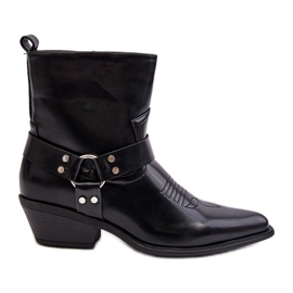 Botas Vaqueras Aislantes Mujer Negro Venosa