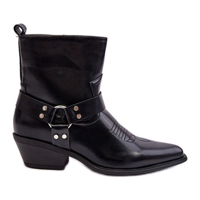 Botas Vaqueras Aislantes Mujer Negro Venosa