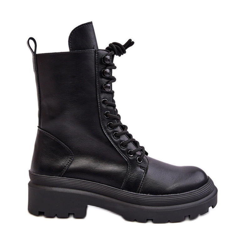 Botas Obrera Mujer, Ecopiel, Negro Irande Botas Obrera Mujer, Ecopiel, Negro Irande