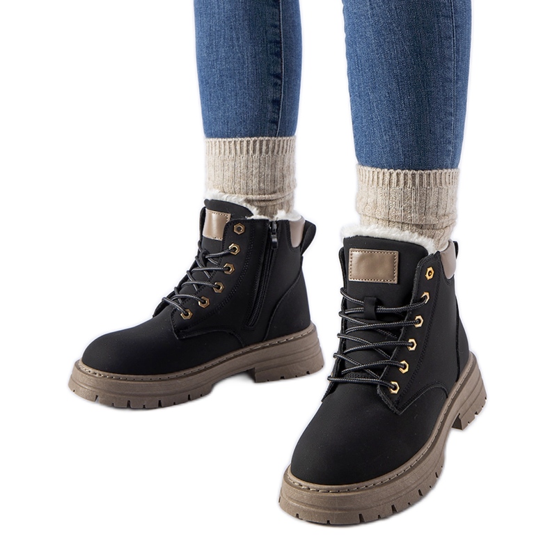 Botas Mcwhorter con aislamiento negro Botas Mcwhorter con aislamiento negro