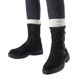 Botas aislantes negras con cremallera Sunnyslope negro
