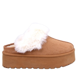 Zapatillas de nieve con plataforma Allod Camel marrón