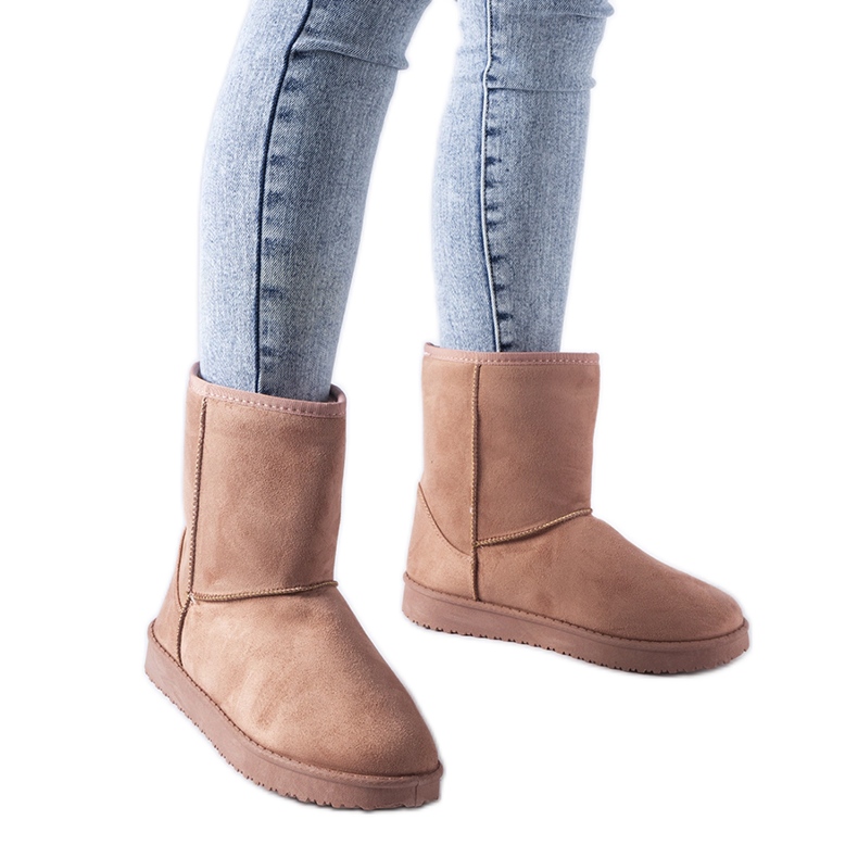 Botas de nieve Libero clásicas con aislamiento rosa rosado