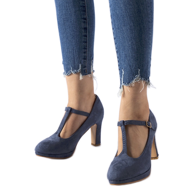 Zapatos de salón de tacón alto LaCaille azules