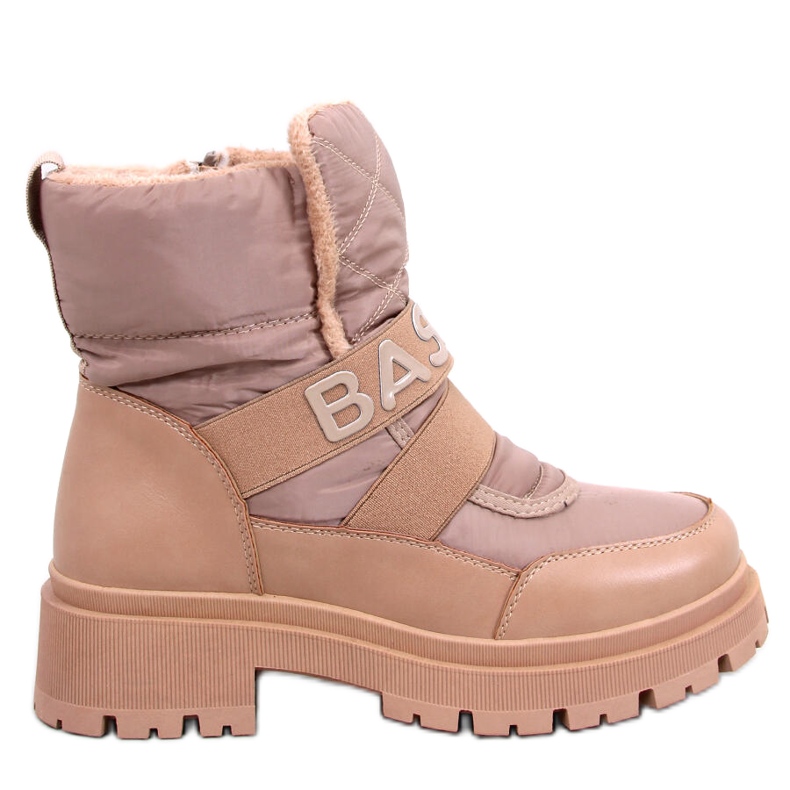 Botas de nieve de mujer Little Khaki beige
