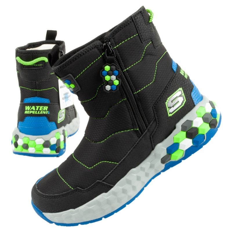 Botas de nieve Skechers Jr 402216L BBLM negro
