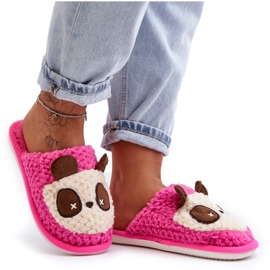 Pantuflas Cálidas de Mujer Rosa Priseth rosado