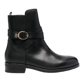 Tommy Hilfiger Cinturón W zapatos FW0FW06753 negro