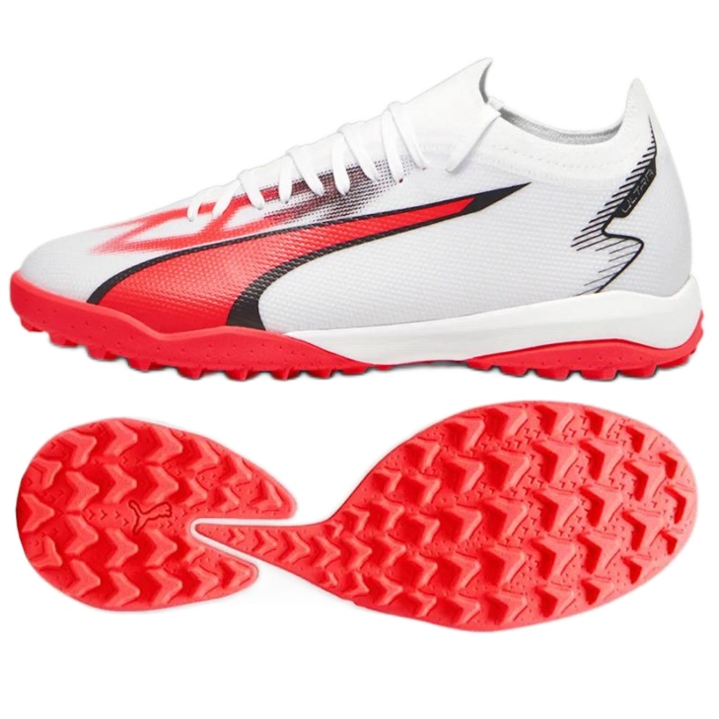 Zapatillas de fútbol Puma Ultra Match Tt M 107521-01 blanco