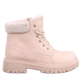 Botas aislantes de mujer Leode Beige