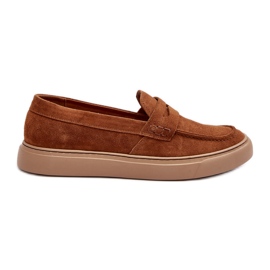 Zazoo 1574 Mocasines Hombre Ante, Marrón
