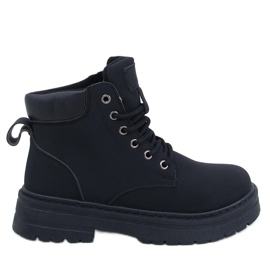Botas de madera de mujer Kellers Negro