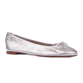 Marco Shoes bailarinas passo plata