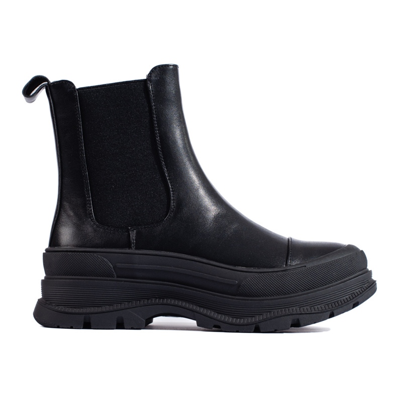 Botas Chelsea Shelovet clásicas de mujer negro Botas Chelsea Shelovet clásicas de mujer negro