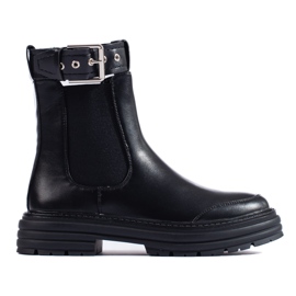 Botas Chelsea de mujer Shelovet negro