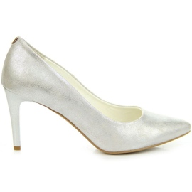 Sergio Leone Tacones Juma W CIT2565K plateados plata