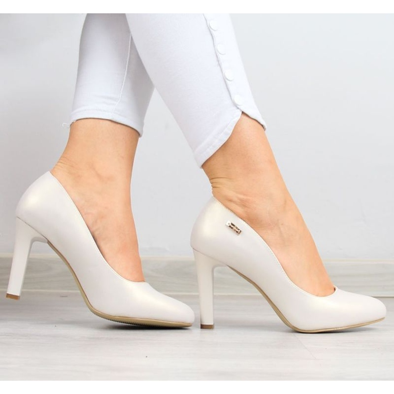 Zapatos de tacón de aguja Sergio Leone W SK3AA beige