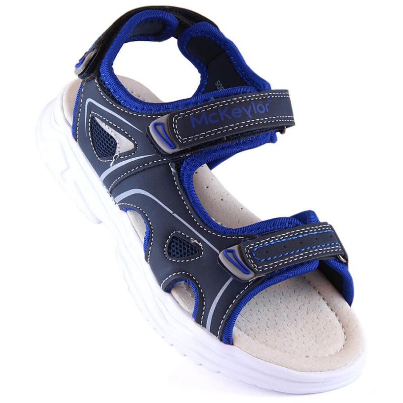 McKinley McKeylor Jr JAN229A Sandalias cierre adhesivo azul marino