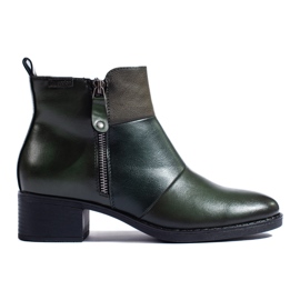 Botines de mujer verde oscuro de Vinceza