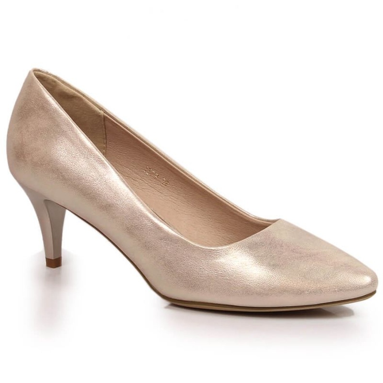 Sergio Leone W SK378E tacones altos dorados brillantes