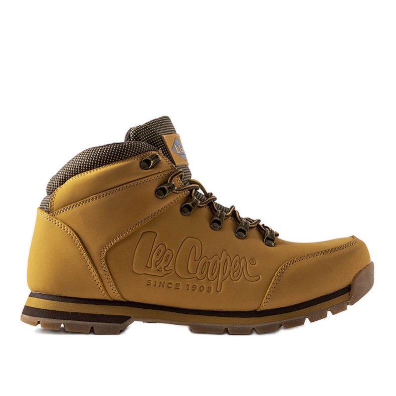 Zapatos de piel marrón Lee Cooper LCJ-20-01-012