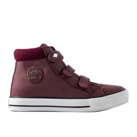 Deportivas granate Lee Cooper LCJ-21-31-0614K rojo