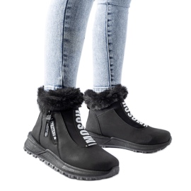 Zapatillas altas Oneglia con aislamiento en negro