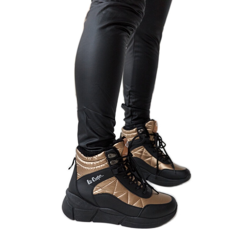 Botas de nieve doradas Lee Cooper LCJ-23-44-1986L negro Botas de nieve doradas Lee Cooper LCJ-23-44-1986L negro