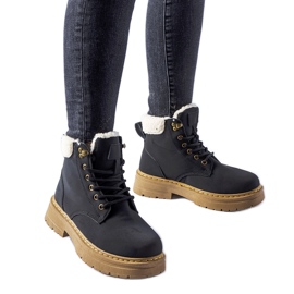 Botas de trabajador Burgondi con aislamiento negro Botas de trabajador Burgondi con aislamiento negro