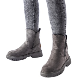 Botín Tesoriero clásico aislante gris Botín Tesoriero clásico aislante gris