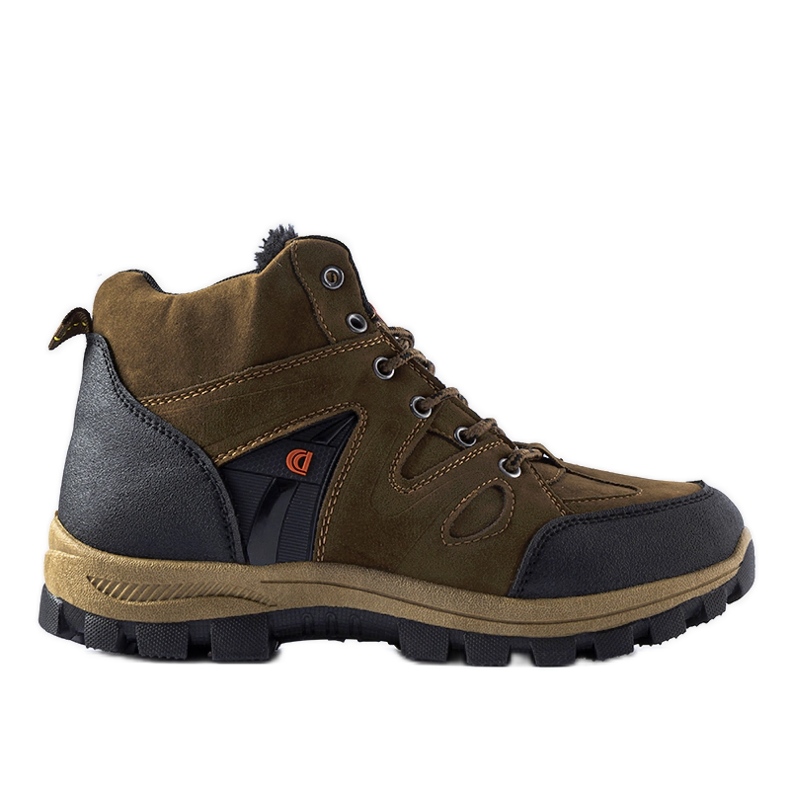 Botas aislantes marrones en trekking estilo Mer marrón
