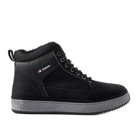 Botas de invierno Nicodemo con aislamiento negro