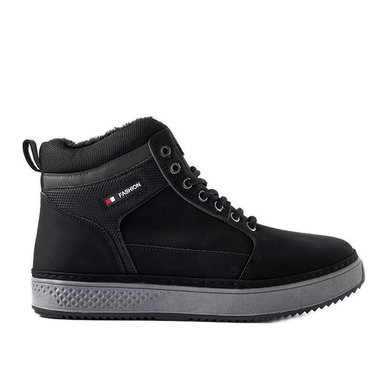 Botas de invierno Nicodemo con aislamiento negro