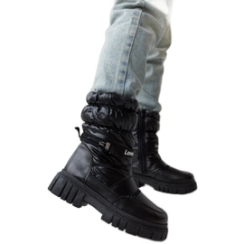 Botas de nieve de mujer con aislamiento negro Pulliam Botas de nieve de mujer con aislamiento negro Pulliam