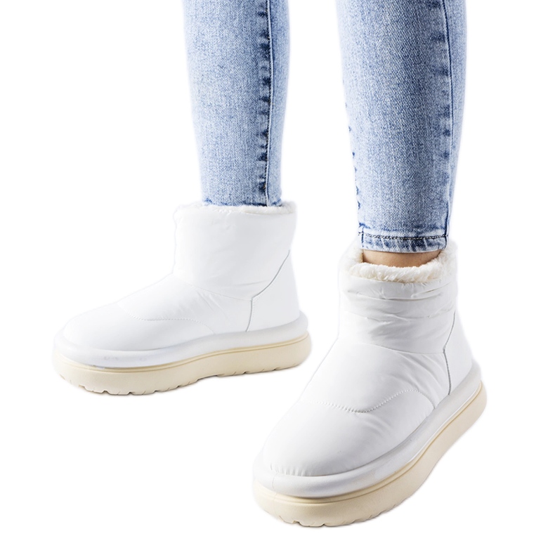 Botas de nieve con aislamiento blanco Linwood