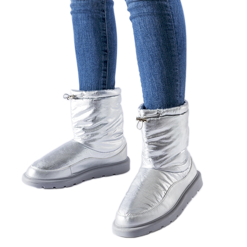 Botas de nieve Whitetail con aislamiento plateado plata